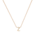Náhrdelník s diamantom Round Line Z2