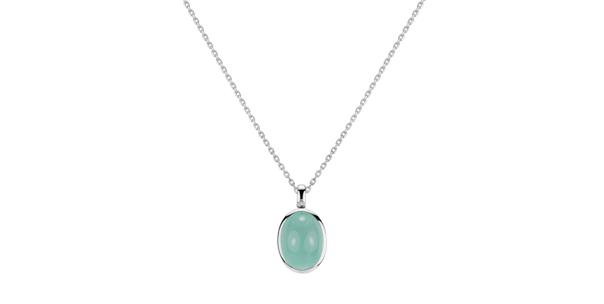 Prívesok s chalcedonom a diamantom Gem Grace