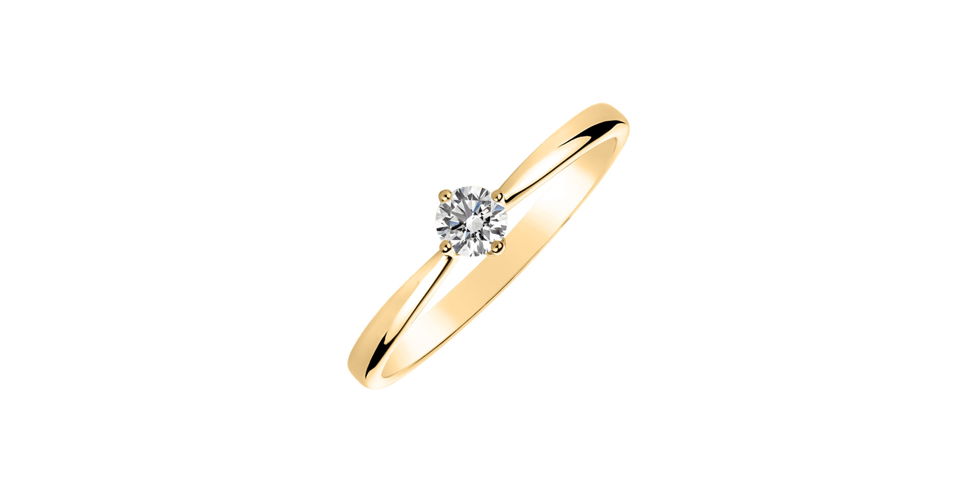 Prsteň s diamantom Love Glow