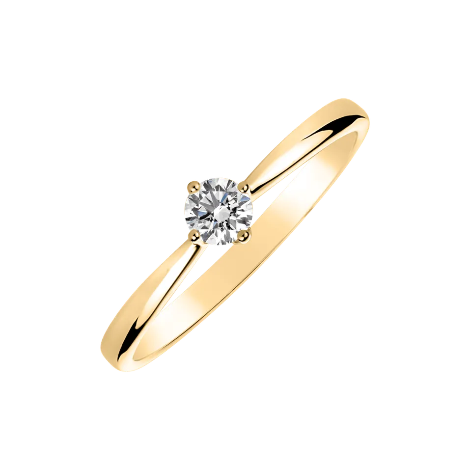 Prsteň s diamantom Love Glow