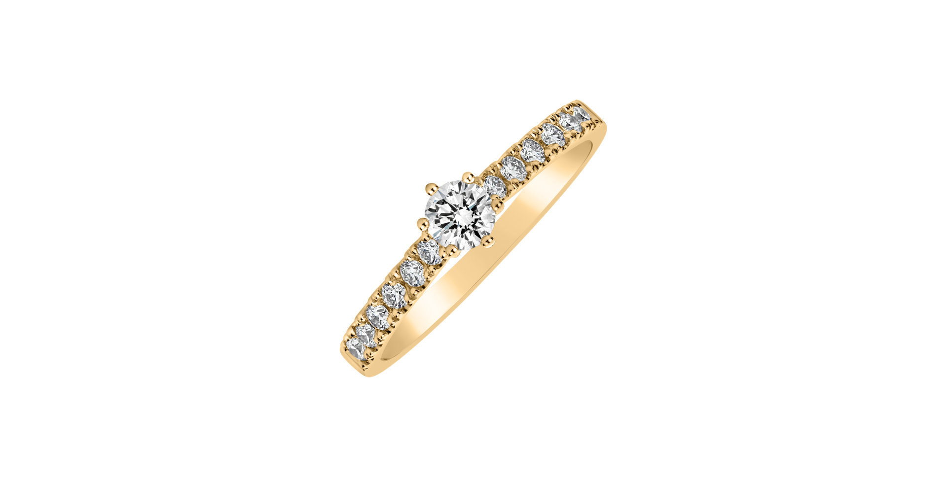 Prsteň s diamantmi Sparkling Love
