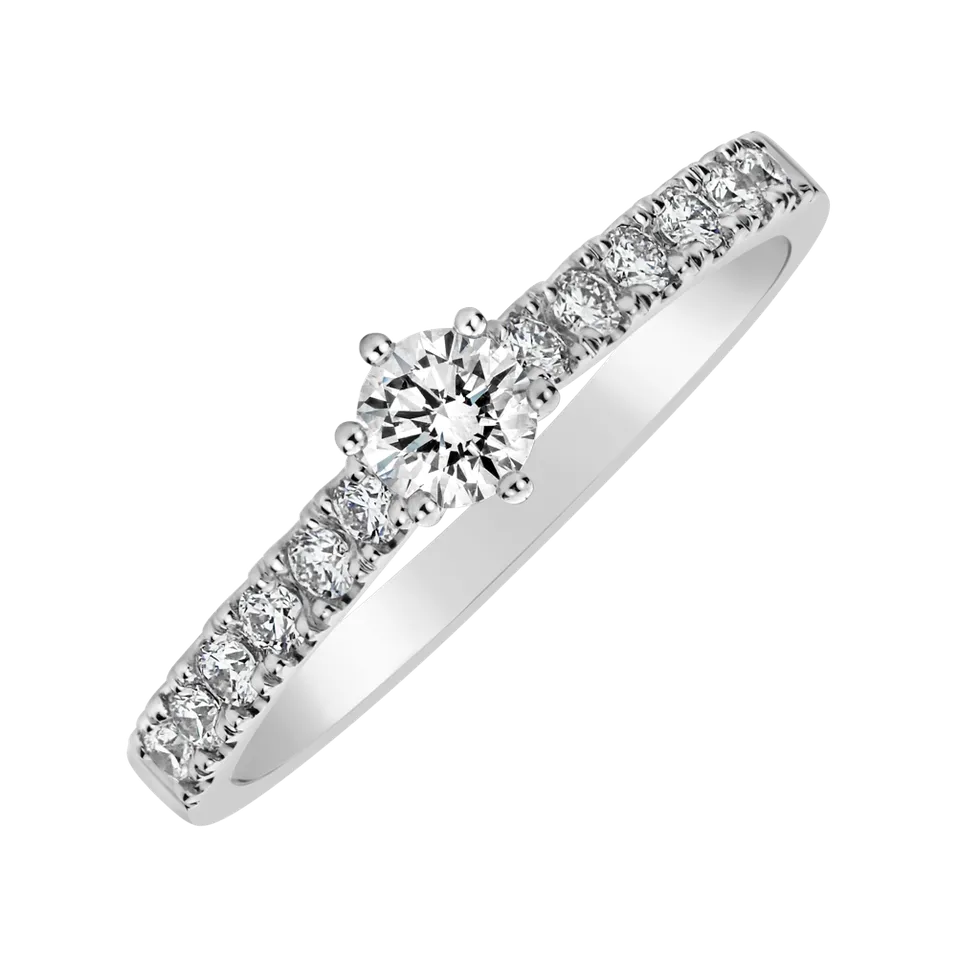 Prsteň s diamantmi Sparkling Love