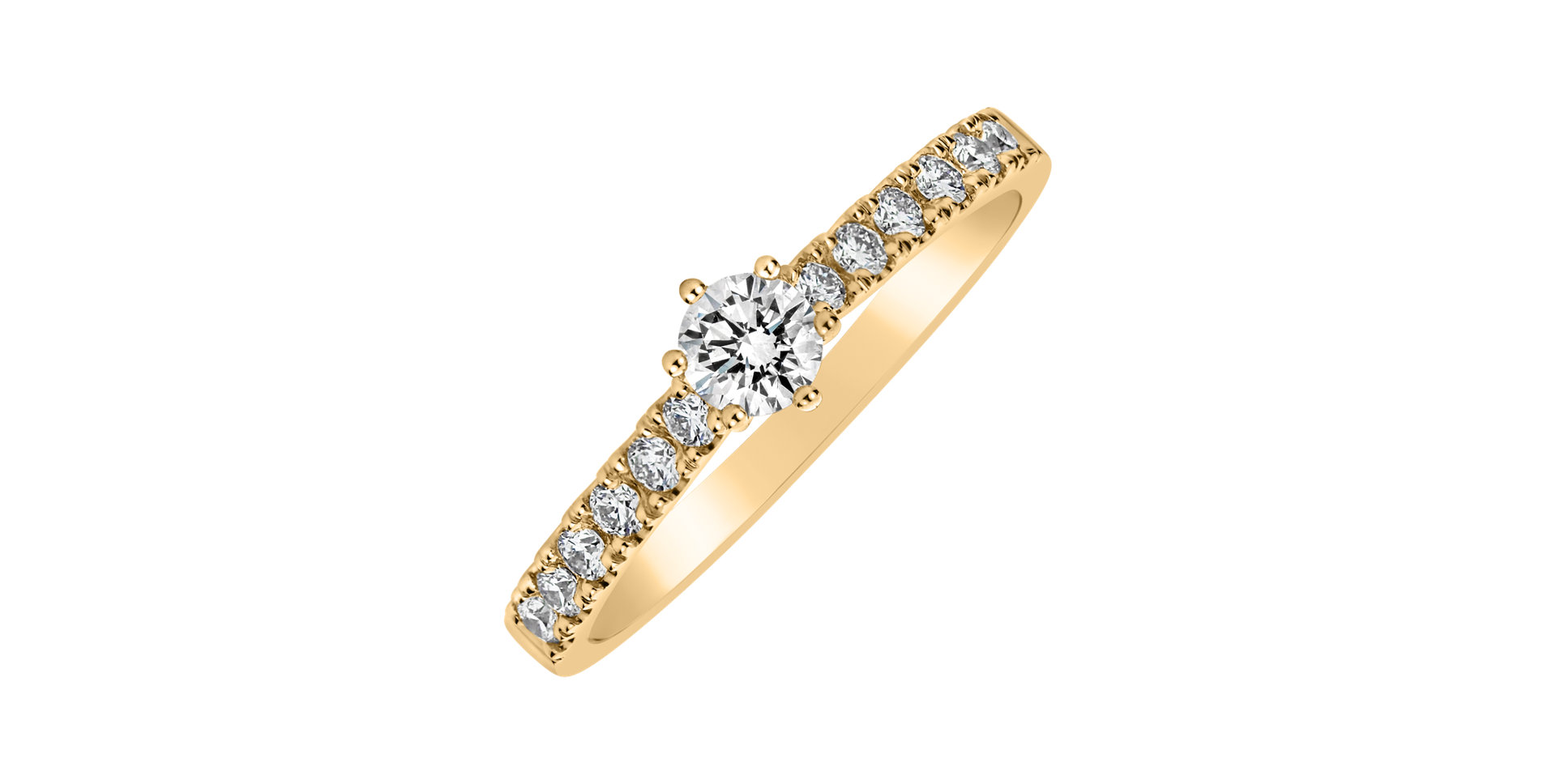 Prsteň s diamantmi Sparkling Love