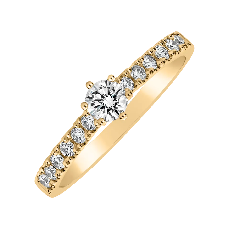 Prsteň s diamantmi Sparkling Love