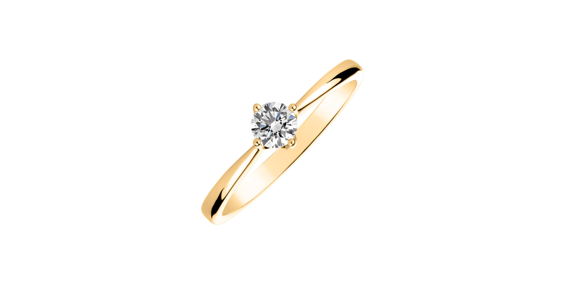 Prsteň s diamantom Love Glow