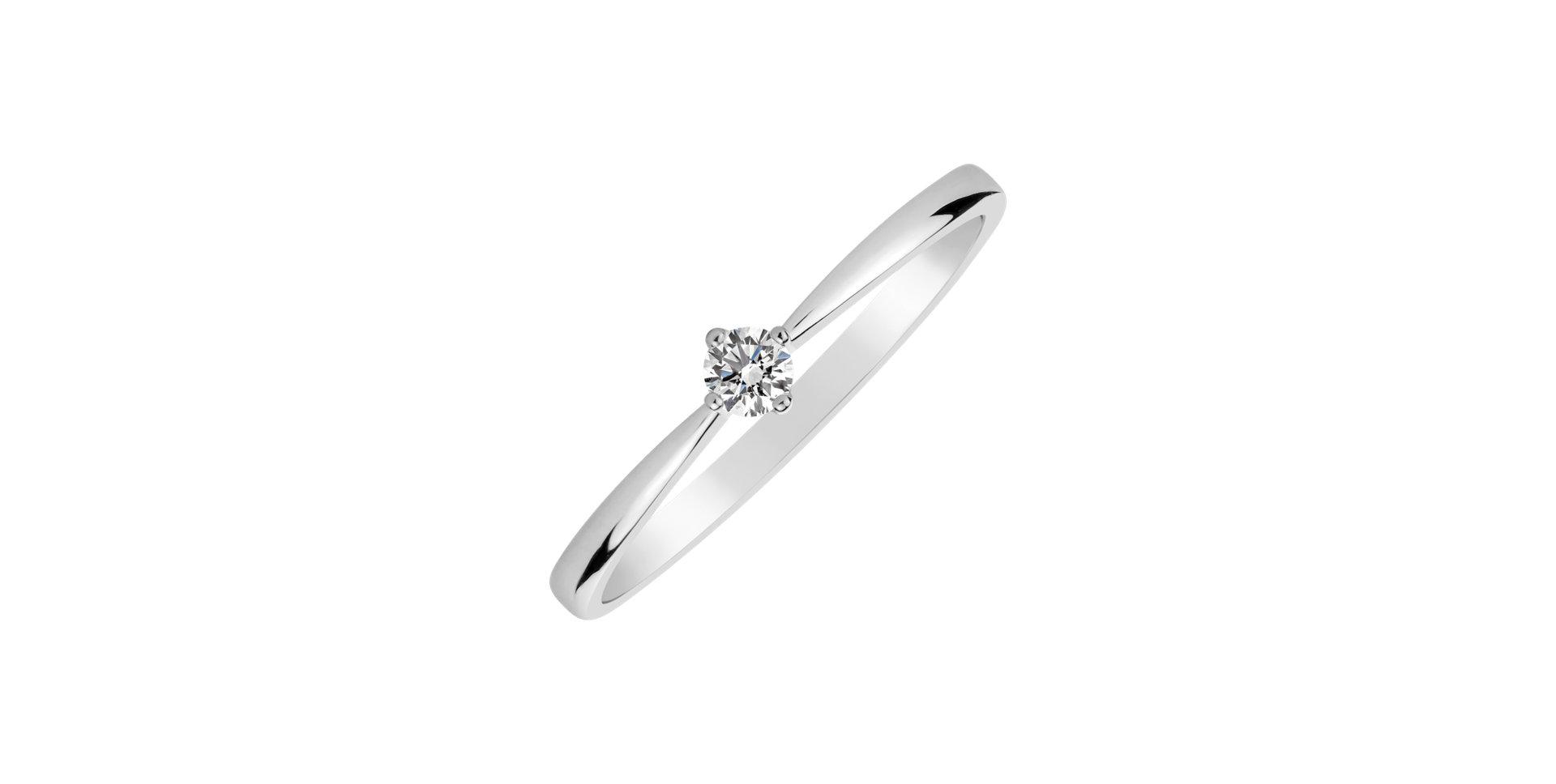 Prsteň s diamantom Love Glow