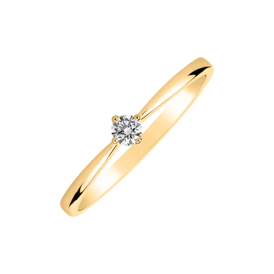 Prsteň s diamantom Love Glow
