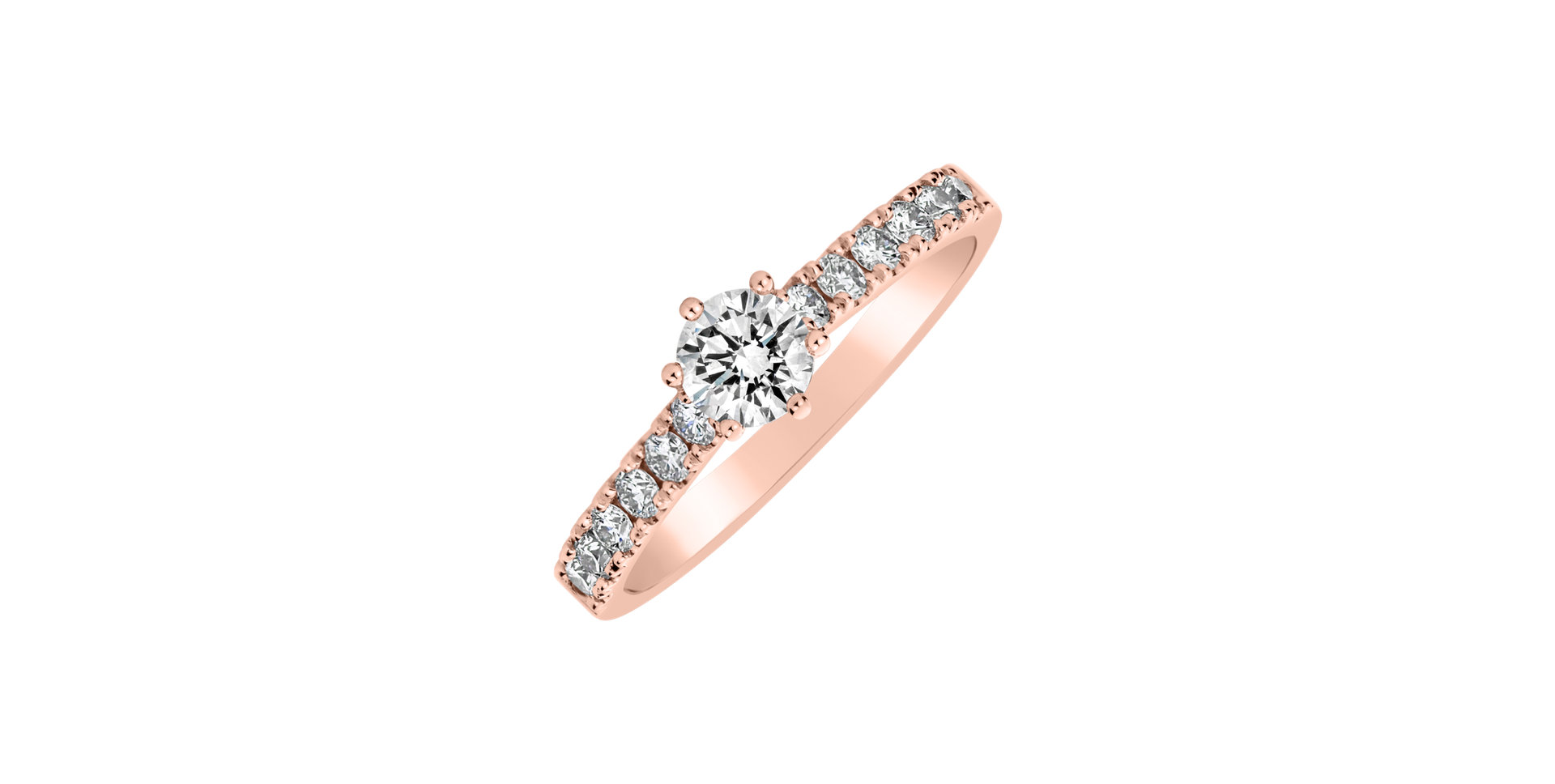 Prsteň s diamantmi Sparkling Love