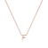 Náhrdelník s diamantom Round Line F2