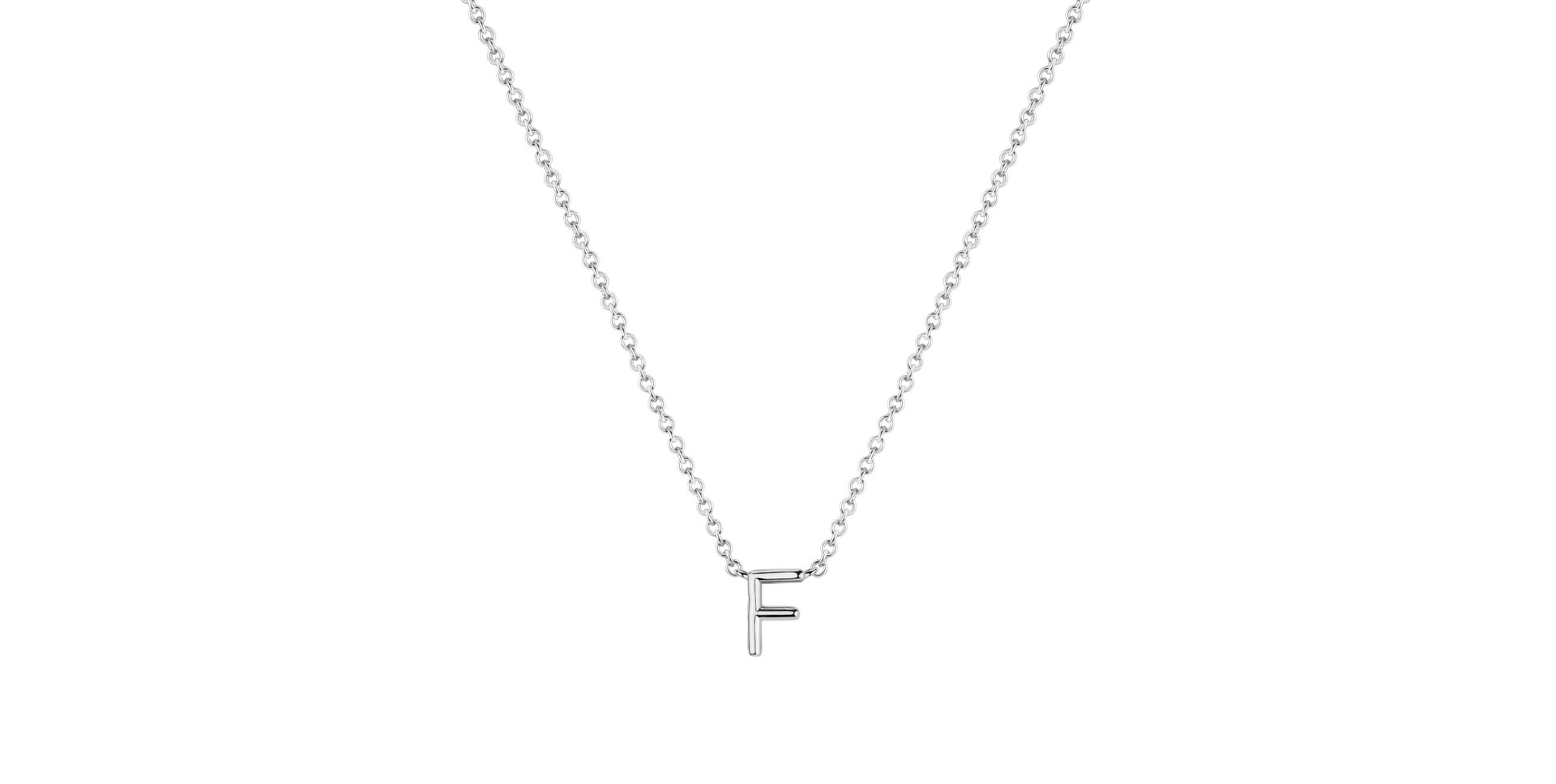 Náhrdelník s diamantom Round Line F
