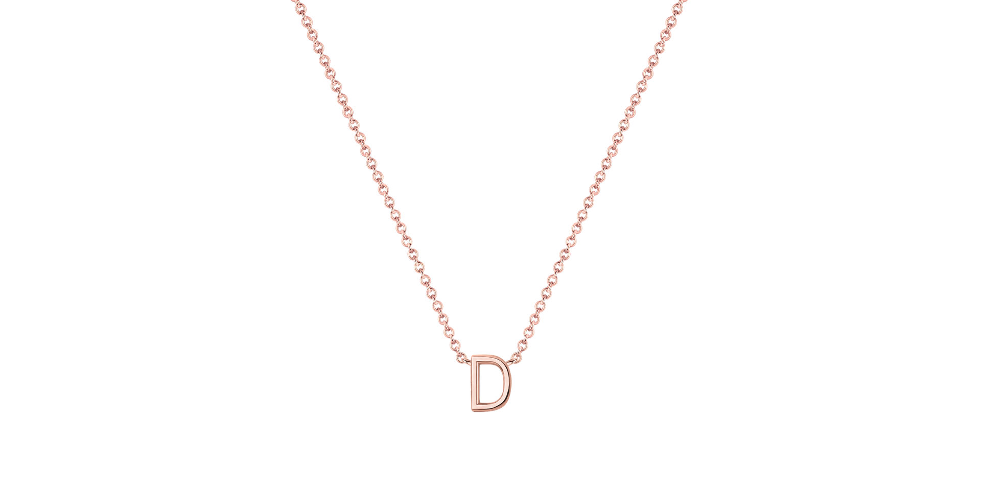 Náhrdelník s diamantom Round Line D