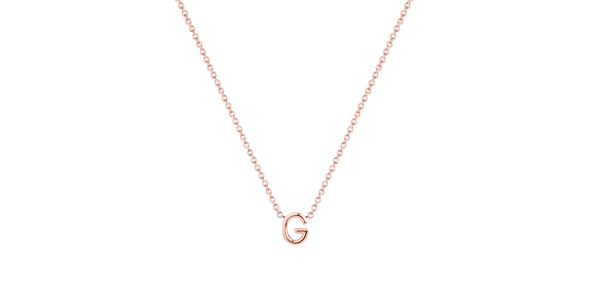 Náhrdelník s diamantom Round Line G