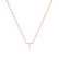 Náhrdelník s diamantom Round Line T2