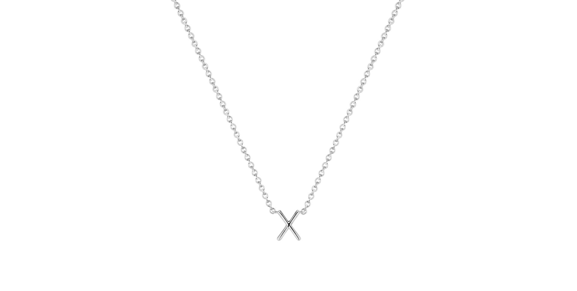 Náhrdelník s diamantom Round Line X