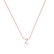 Náhrdelník s diamantom Round Line Z2