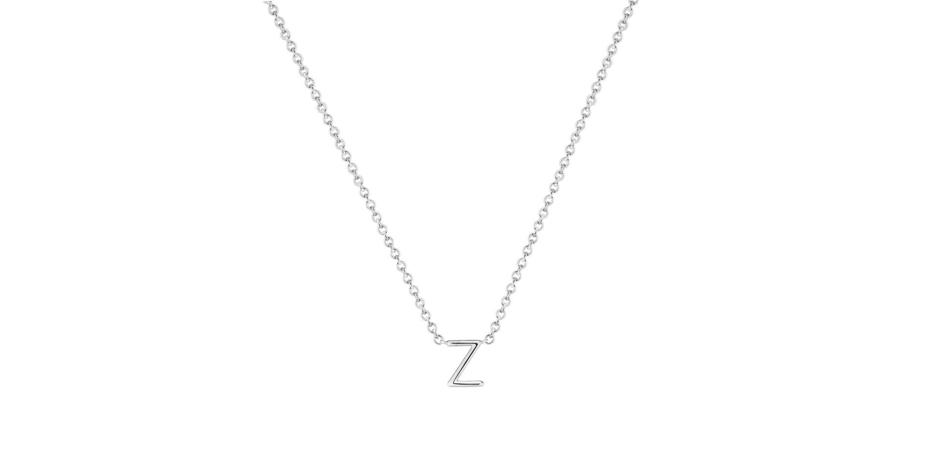 Náhrdelník s diamantom Round Line Z