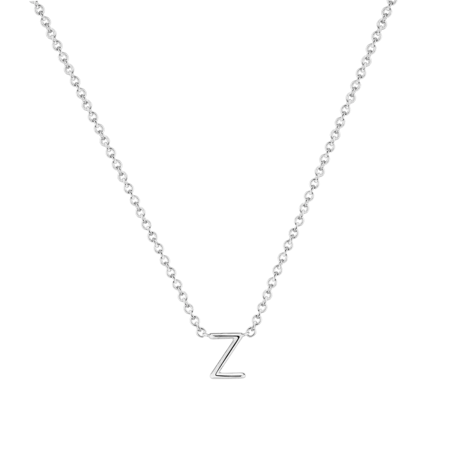 Náhrdelník s diamantom Round Line Z