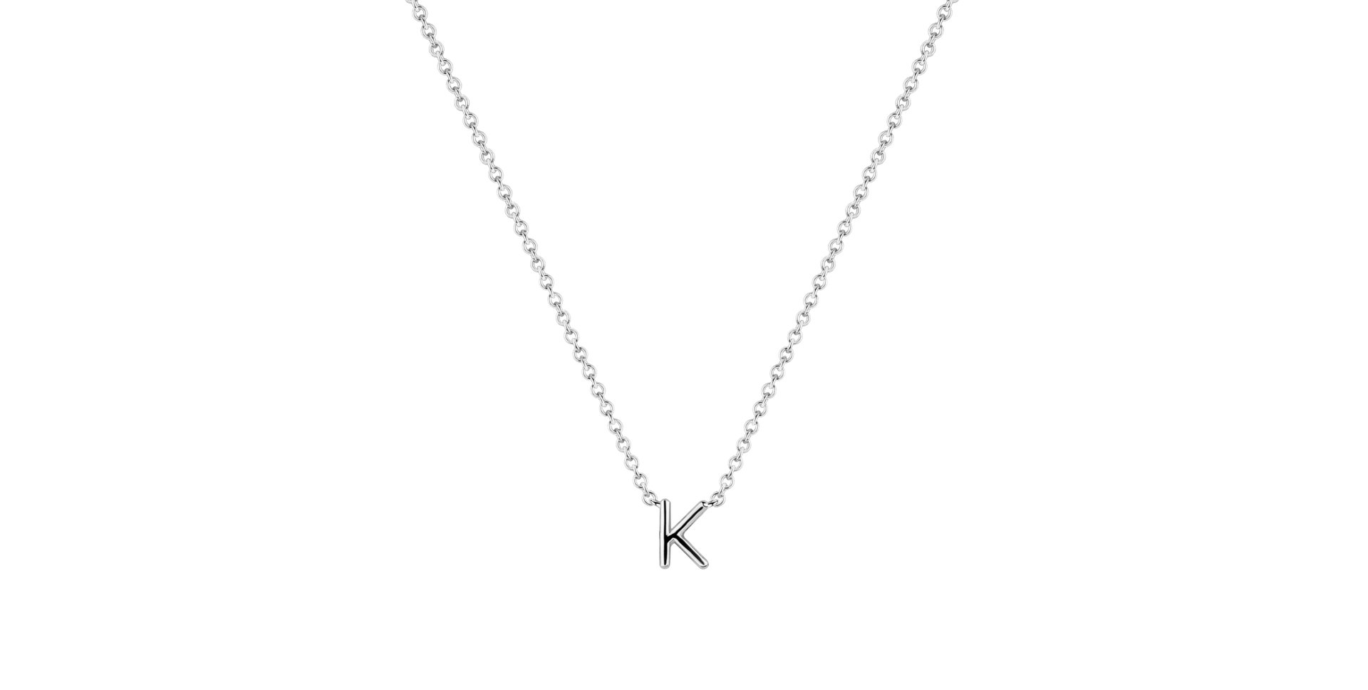 Náhrdelník s diamantom Round Line K