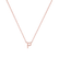 Náhrdelník s diamantom Round Line P2