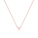 Náhrdelník s diamantom Round Line R2