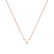 Náhrdelník s diamantom Round Line V2
