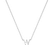 Náhrdelník s diamantom Round Line W2