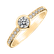 Prsteň s diamantmi Shine Forever2