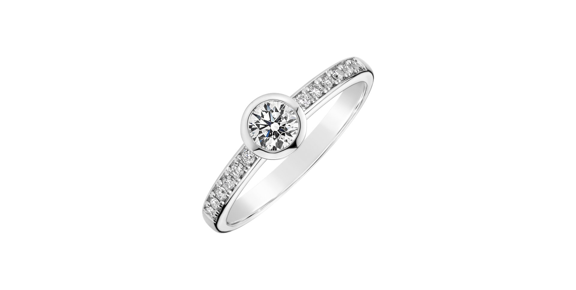 Prsteň s diamantmi Love Forever