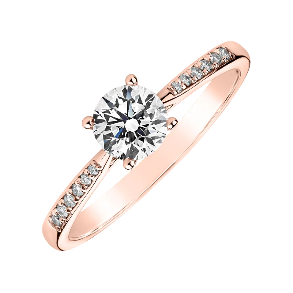 Prsteň s diamantmi Pure Love