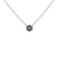Náhrdelník so zafírmi a diamantom Shiny Flower2