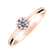 Prsteň s diamantom Seductive Glow2