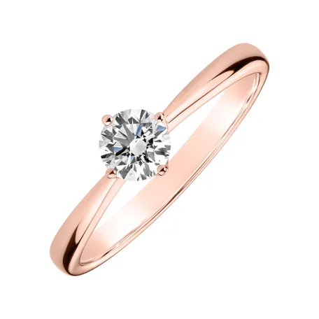 Prsteň s diamantom Made with Love