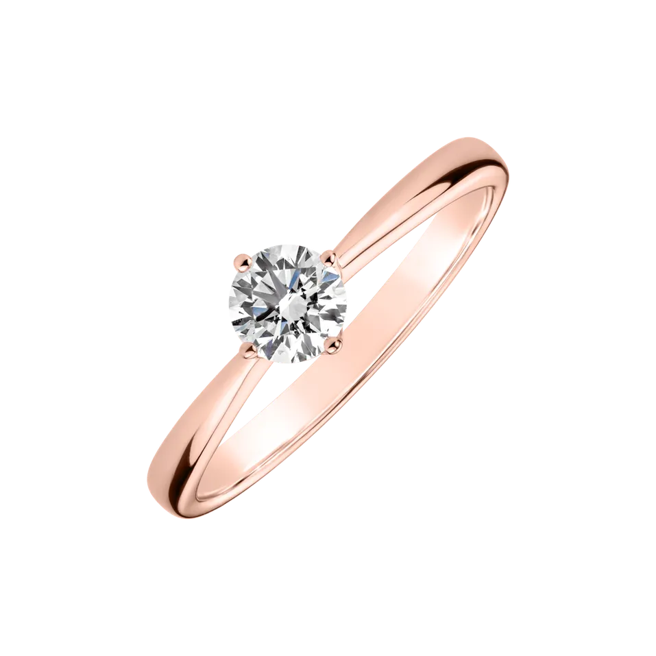 Prsteň s diamantom Love Glow