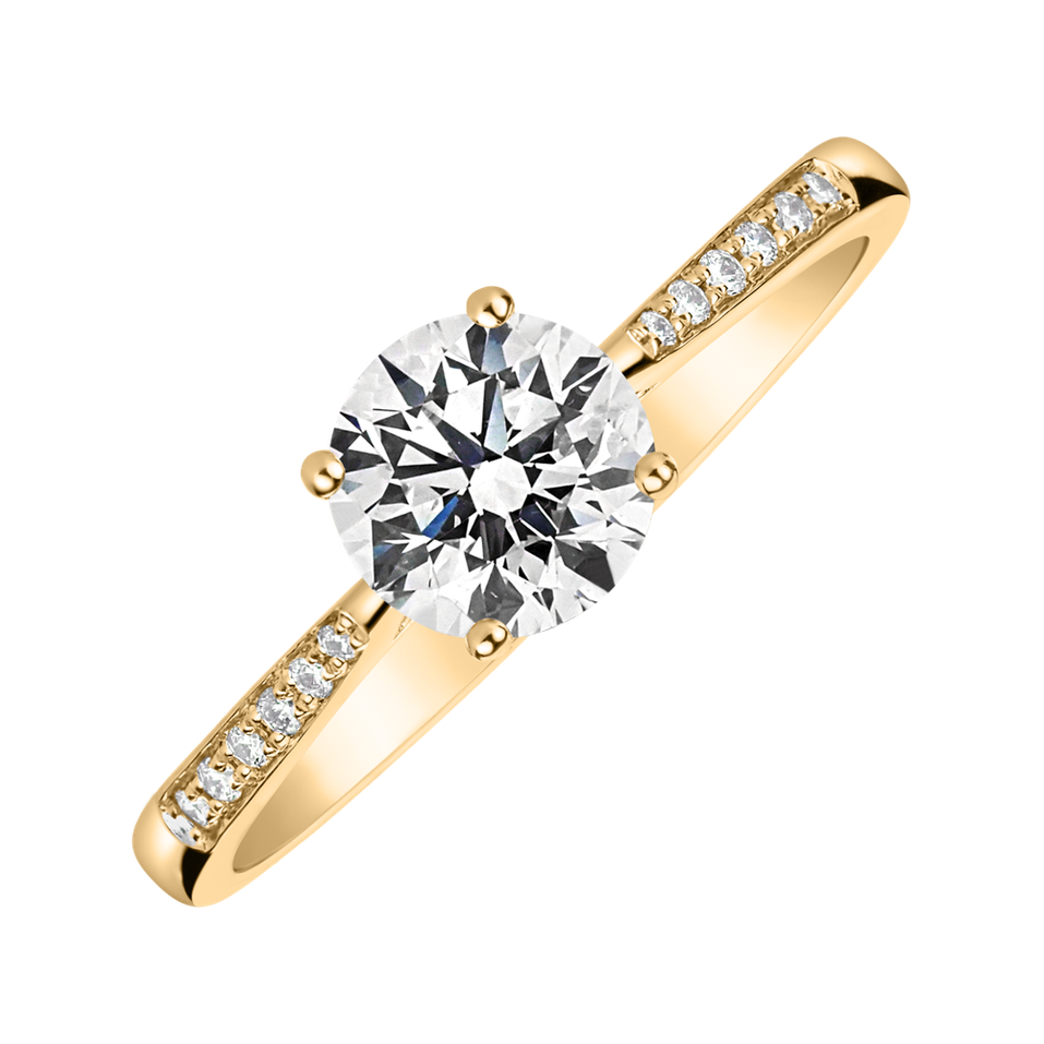 Prsteň s diamantmi Pure Love