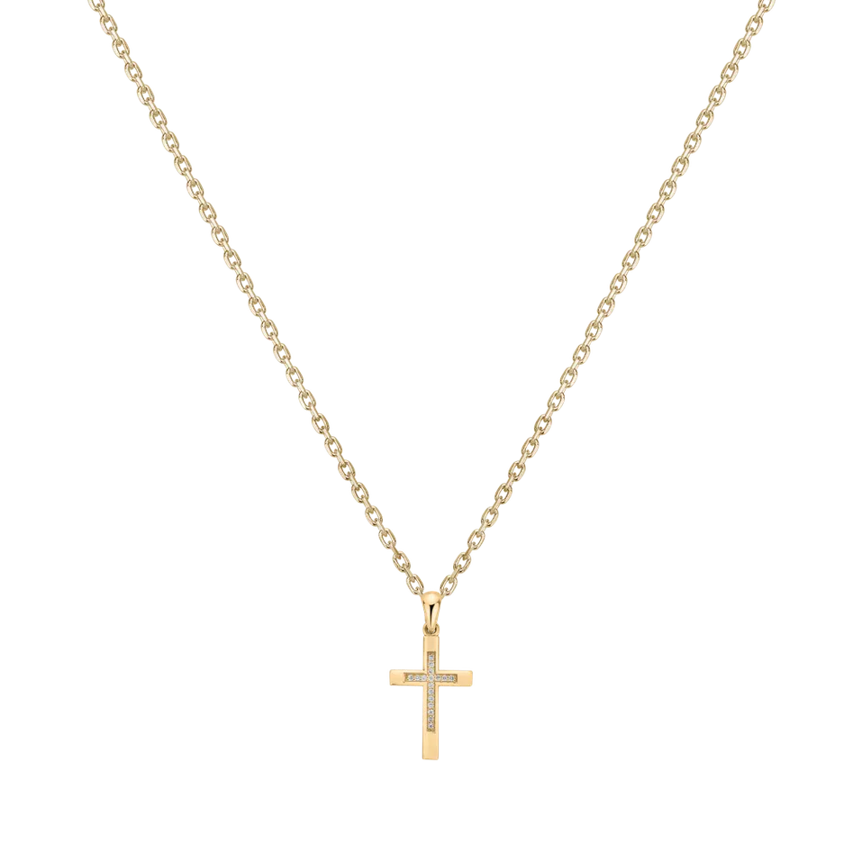 Prívesok s diamantmi Cross