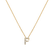 Náhrdelník s diamantmi Glittering Letter F2