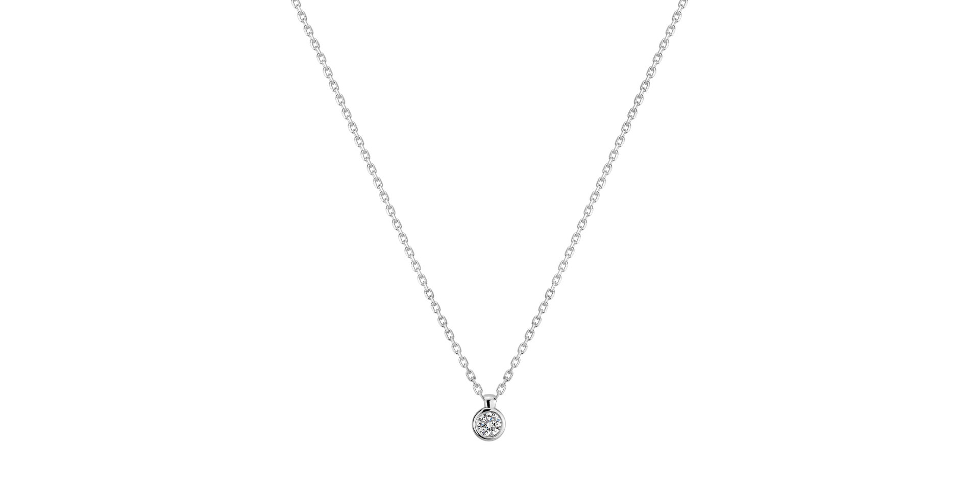 Náhrdelník s diamantom Eye Sparkle