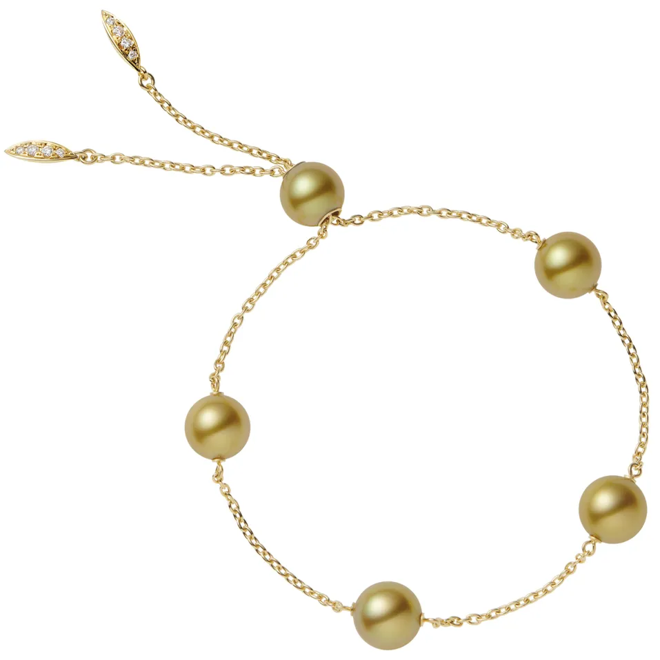 Náramok s diamantmi a perlami Pearls In Motion Collection