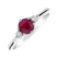 Prsteň s diamantmi a rubínom Midnight Serenity2