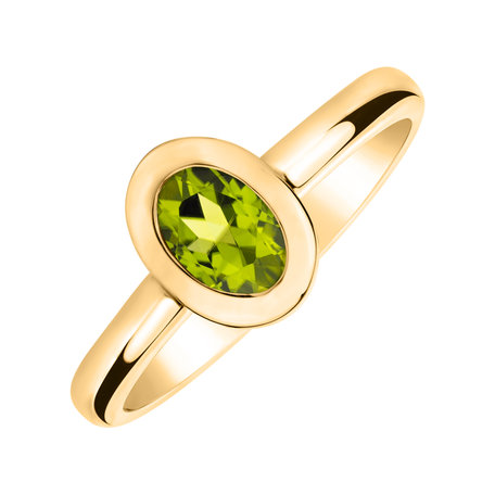 Prsteň s peridotom Space Bonbon