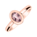 Prsteň s ruženínom Space Bonbon2