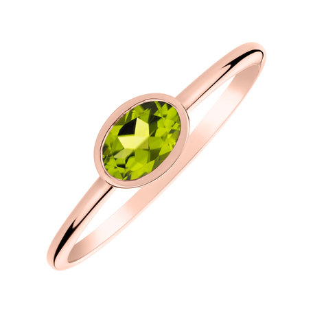 Prsteň s peridotom Space Bonbon