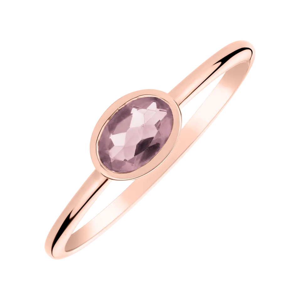 Prsteň s ruženínom Space Bonbon