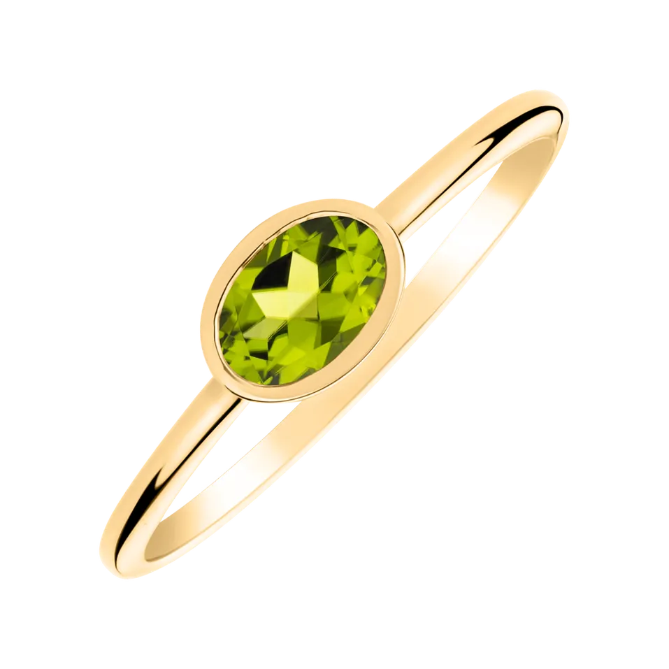 Prsteň s peridotom Space Bonbon