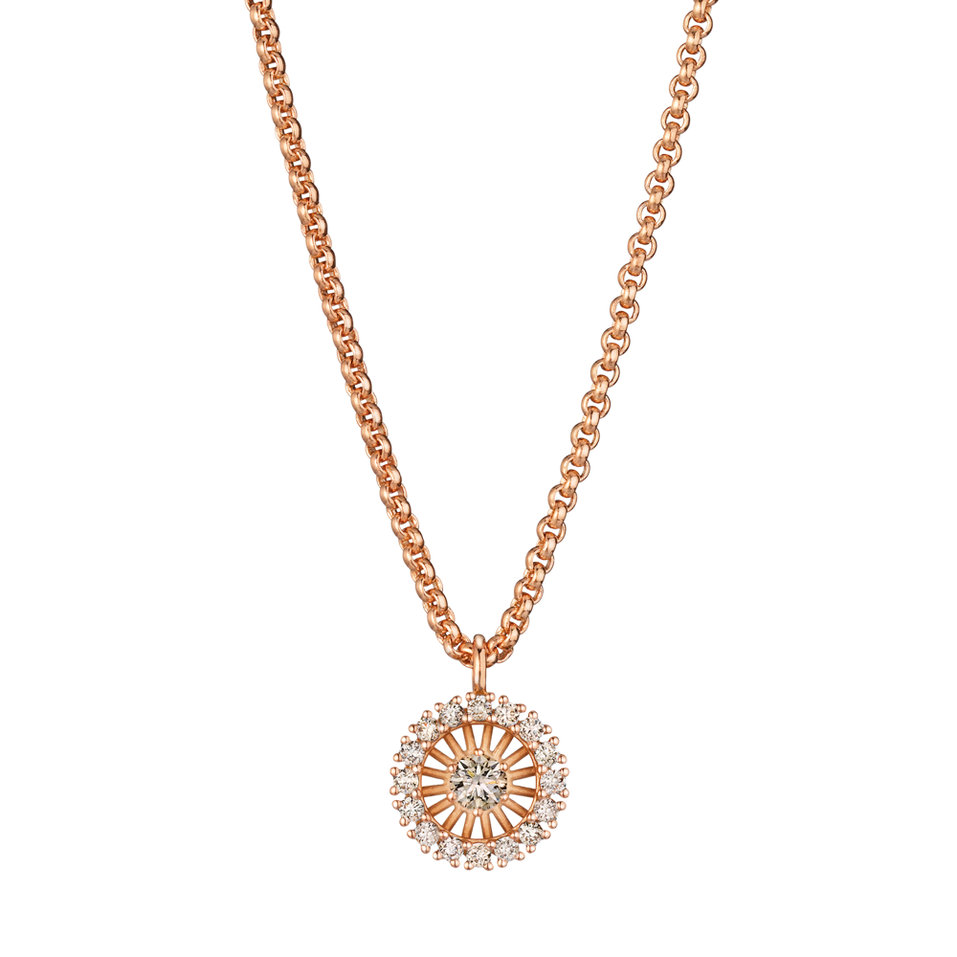Náhrdelník s diamantmi Swing Boho