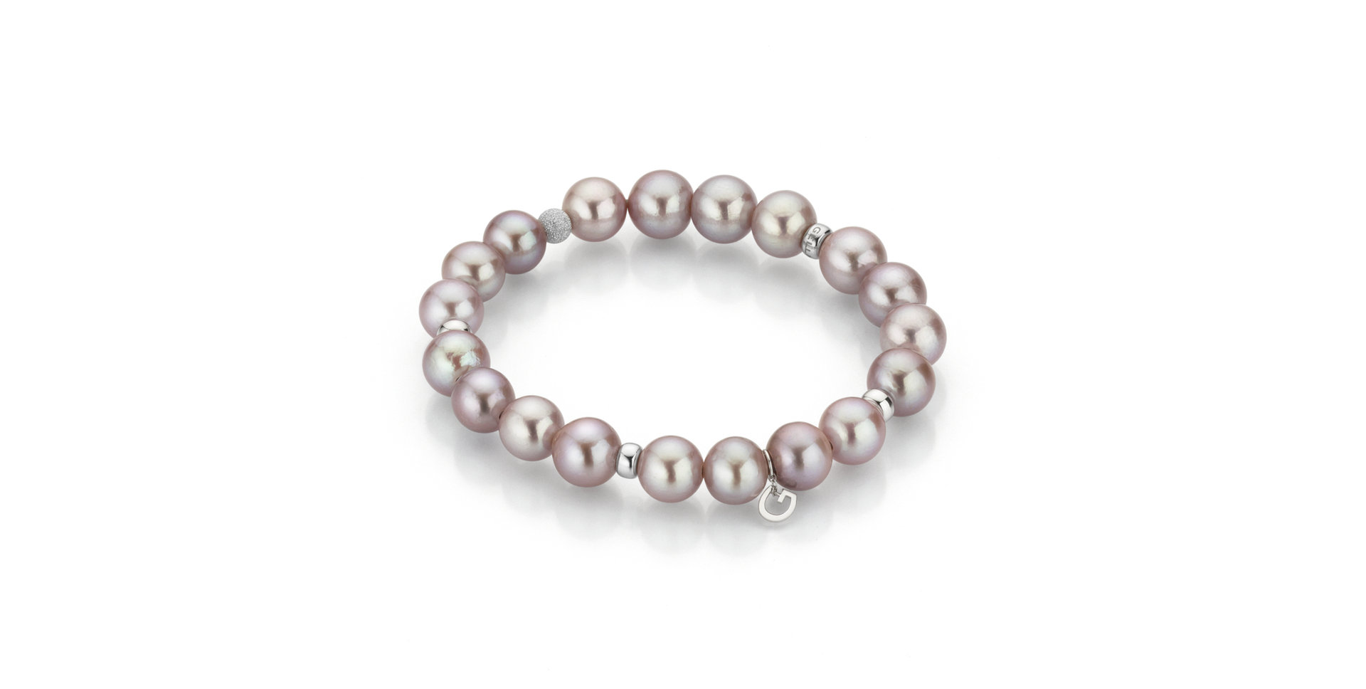 Náramok so sladkovodnými ružovými perlami Ming Urban