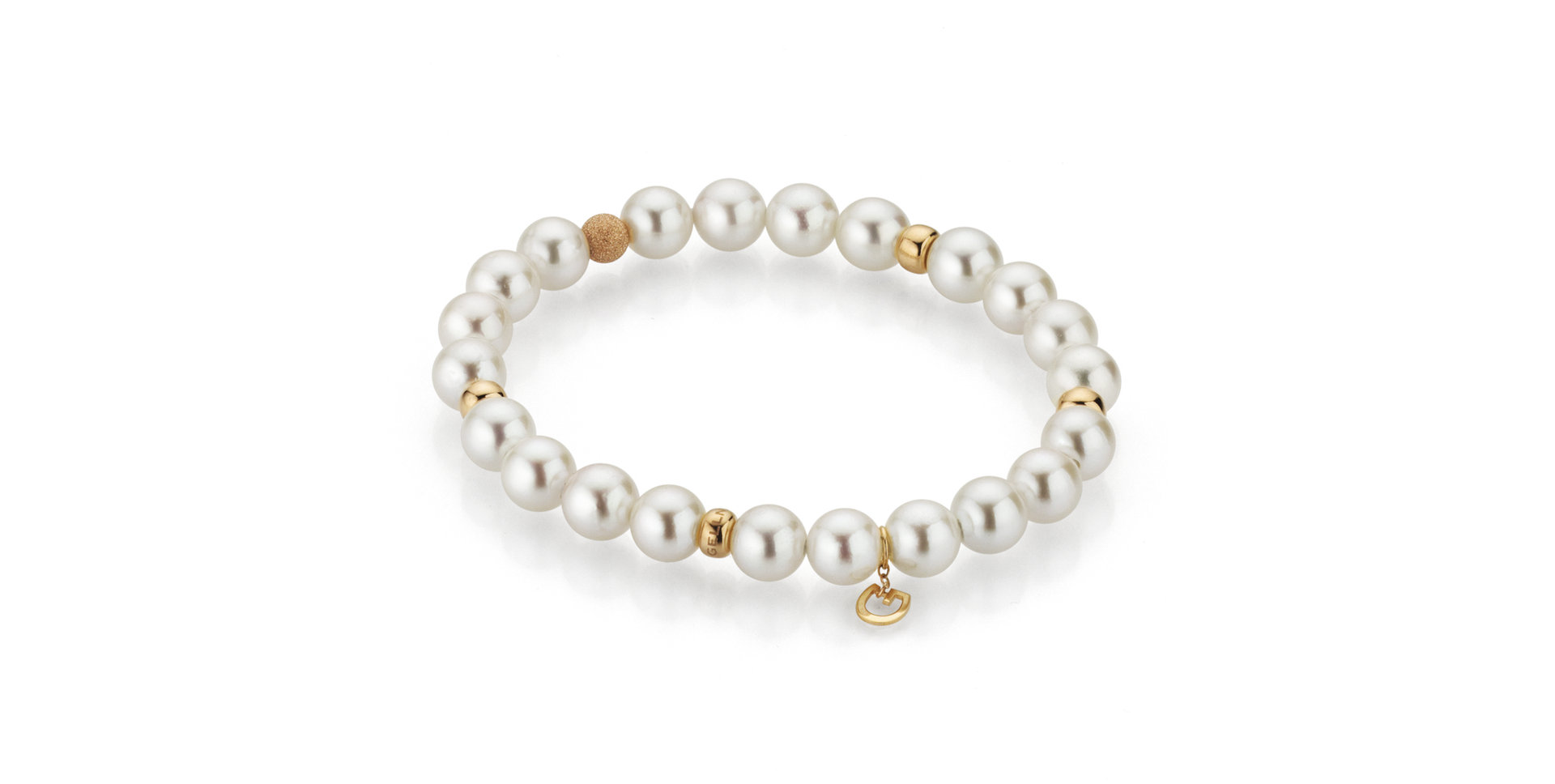 Náramok s morskými bielymi Južnými perlami Urban
