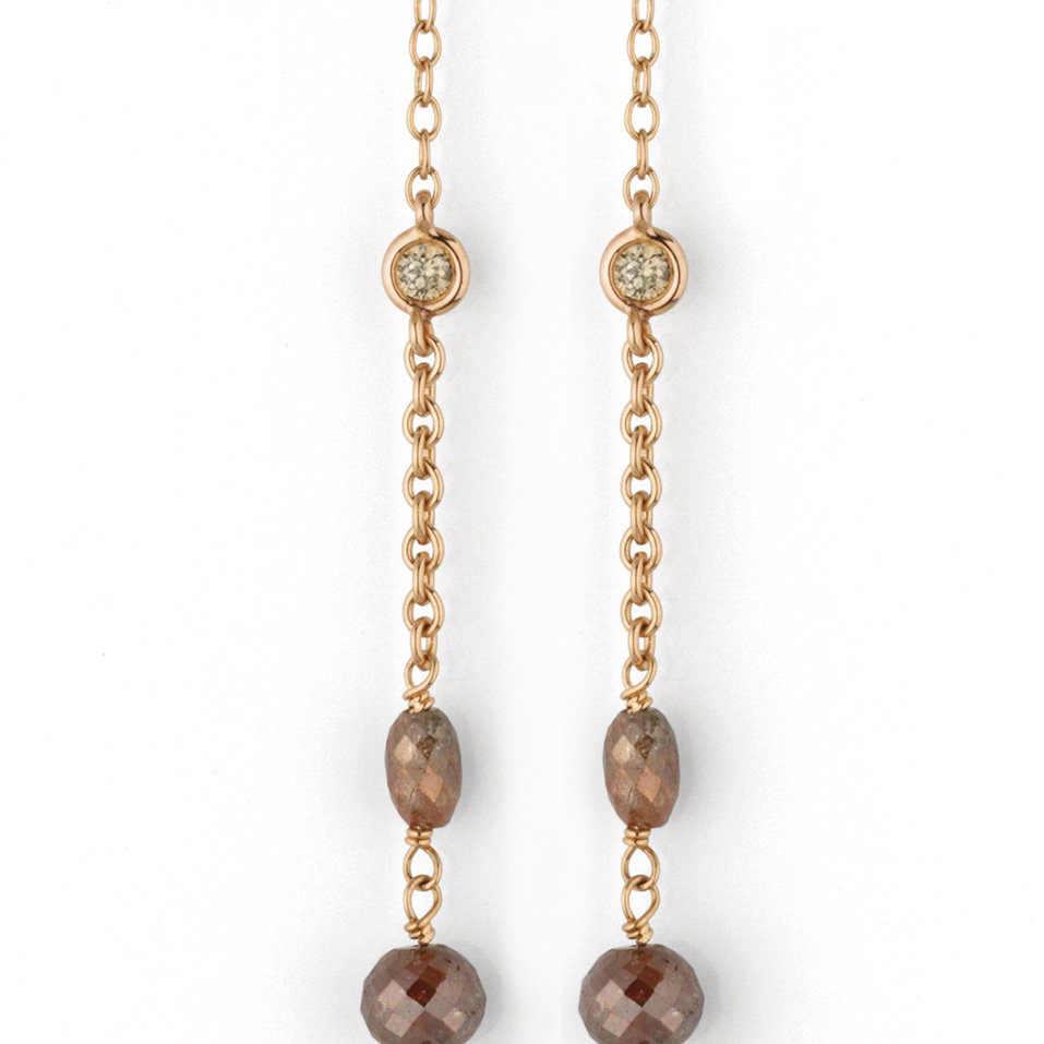 Náušnice s diamantmi Castaway