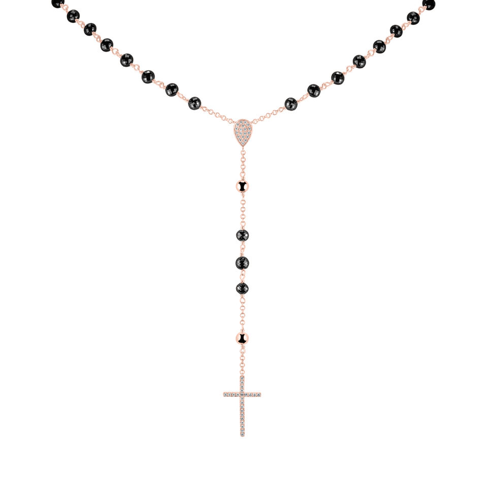 Náhrdelník s diamantmi Elegant Cross