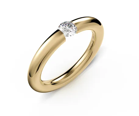 Prsteň s diamantom Spannring